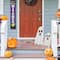 Glitzhome; Glitzhome® 24"H Halloween Lighted Wooden White Ghost Porch Decor with Timer Set; Category:Halloween Porch Decor; Image:5